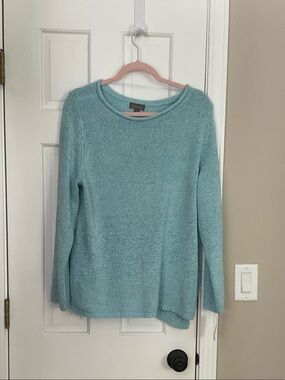 Style & Co. Light Teal Crewneck Sweater